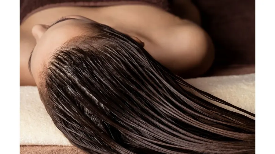 tidur rambut masih basah